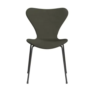Fritz Hansen Series 7™ Chair Full Upholstery, Warm Graphite/Divina Military Green