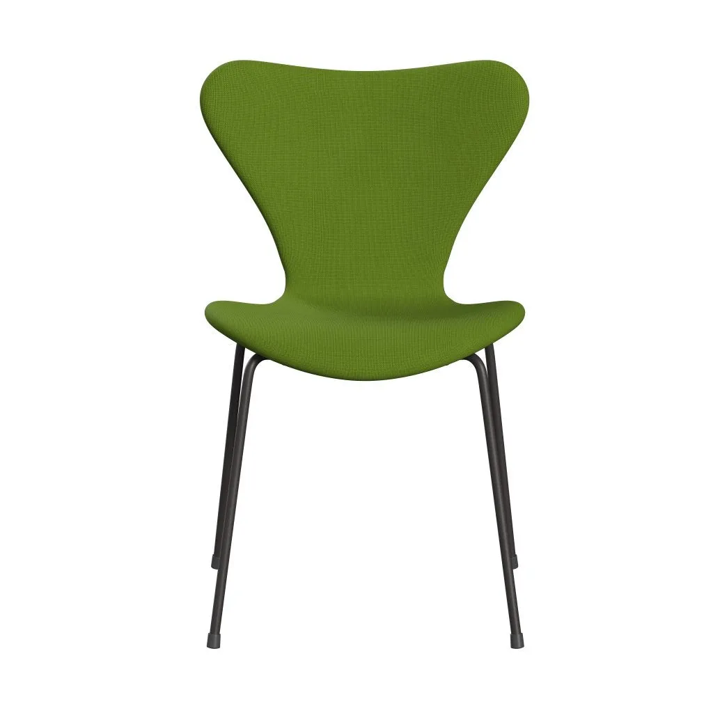 Fritz Hansen Series 7™ Chair Full Upholstery, Warm Graphite/Fame Green