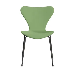 Fritz Hansen Series 7™ Chair Full Upholstery, Warm Graphite/Fame Light Green