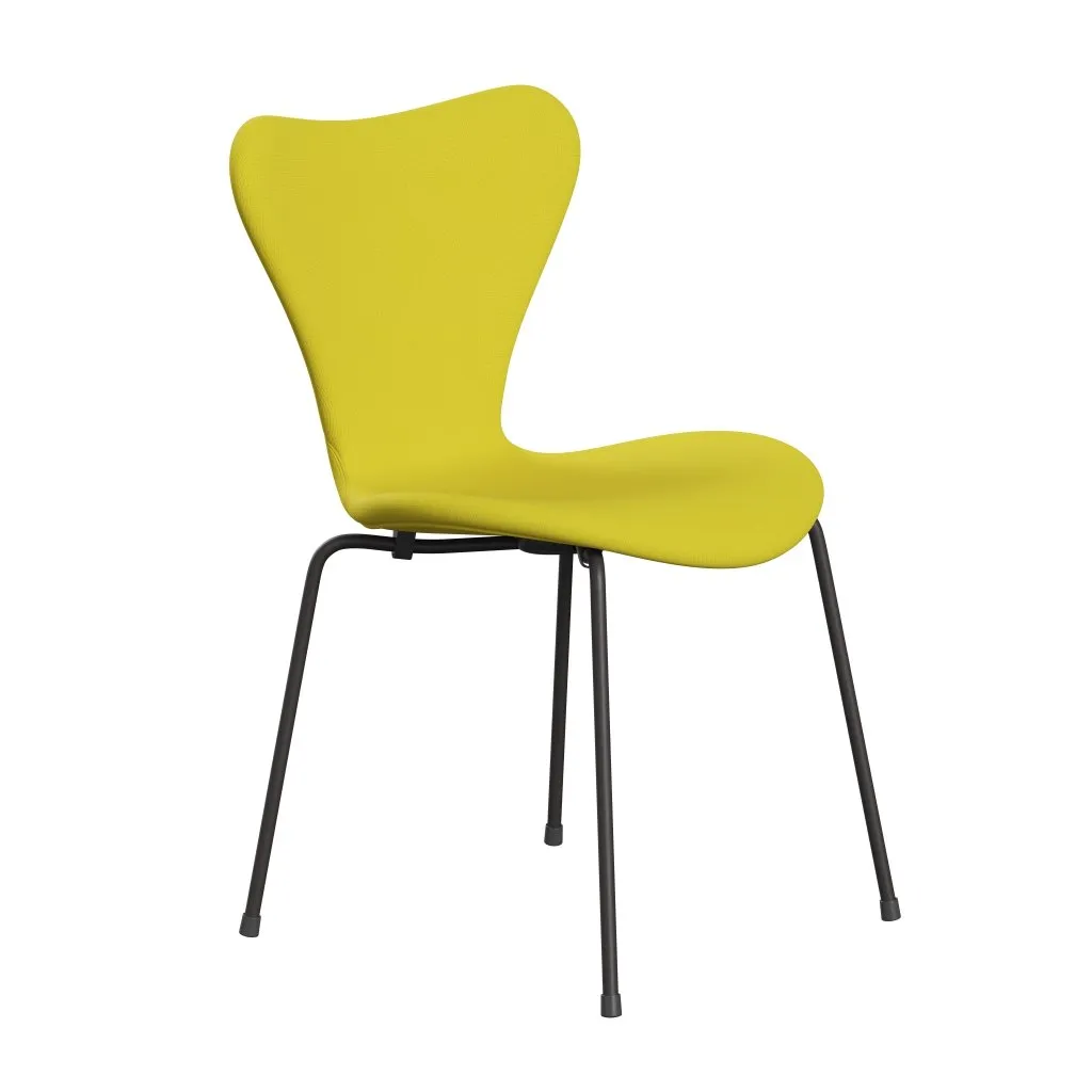 Fritz Hansen Series 7™ Chair Full Upholstery, Warm Graphite/Fame Yellow