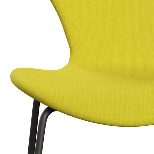 Fritz Hansen Series 7™ Chair Full Upholstery, Warm Graphite/Fame Yellow