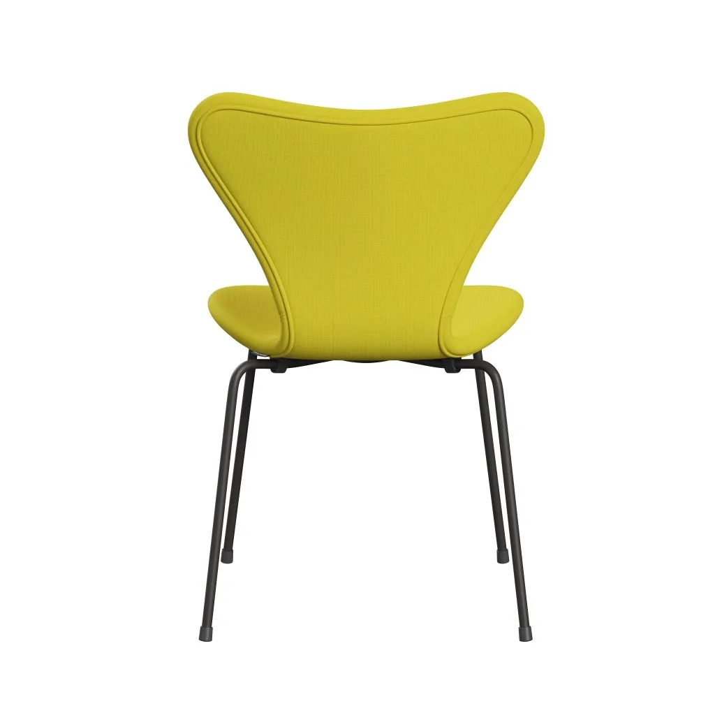 Fritz Hansen Series 7™ Chair Full Upholstery, Warm Graphite/Fame Yellow