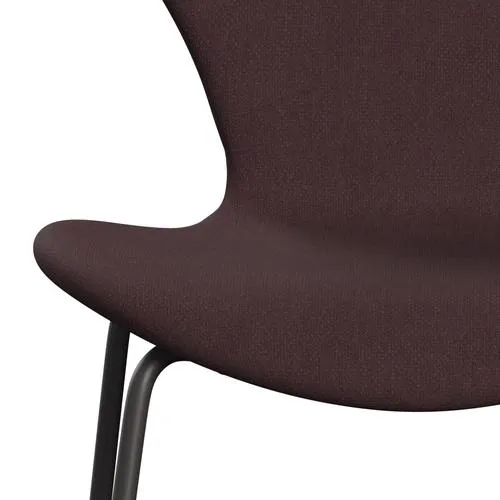 Fritz Hansen Series 7™ Chair Full Upholstery, Warm Graphite/Fiord Burgundy