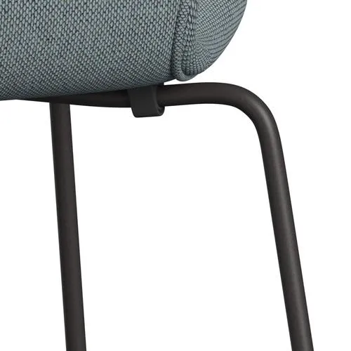 Fritz Hansen Series 7™ Chair Full Upholstery, Warm Graphite/Re Wool Light Blue/Natural