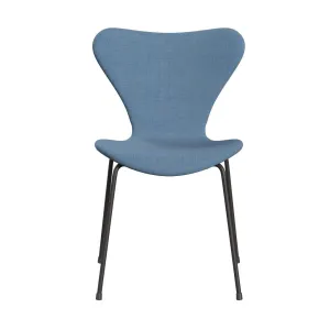 Fritz Hansen Series 7™ Chair Full Upholstery, Warm Graphite/Remix Blue (Rem816)