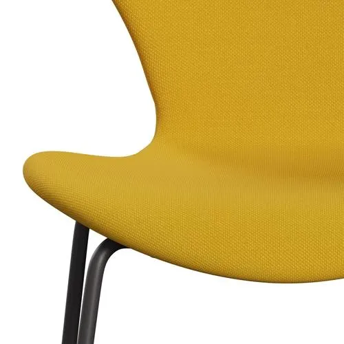 Fritz Hansen Series 7™ Chair Full Upholstery, Warm Graphite/Steelcut Yellow