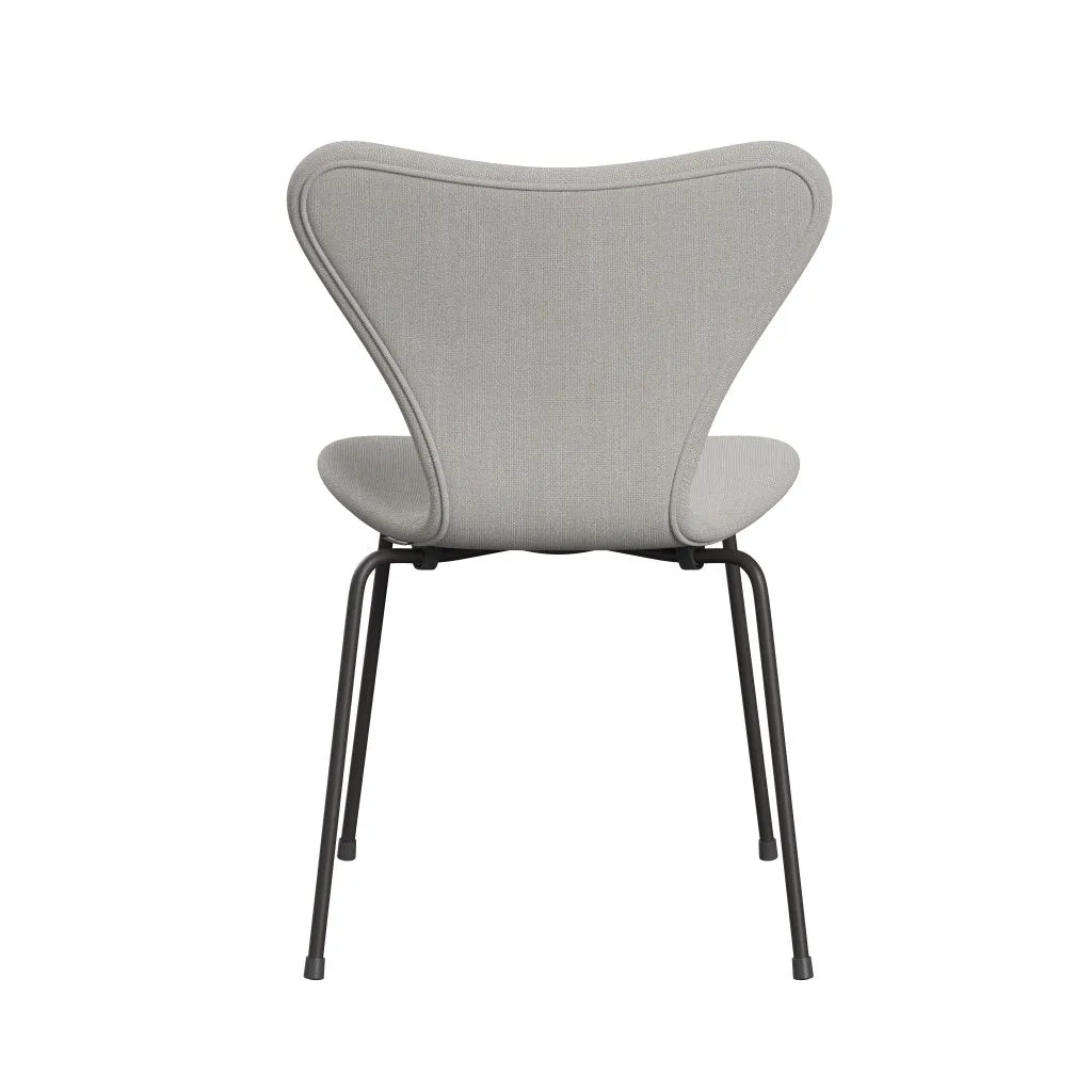 Fritz Hansen Series 7™ Chair Full Upholstery, Warm Graphite/Sunniva 2 Canvas Natural