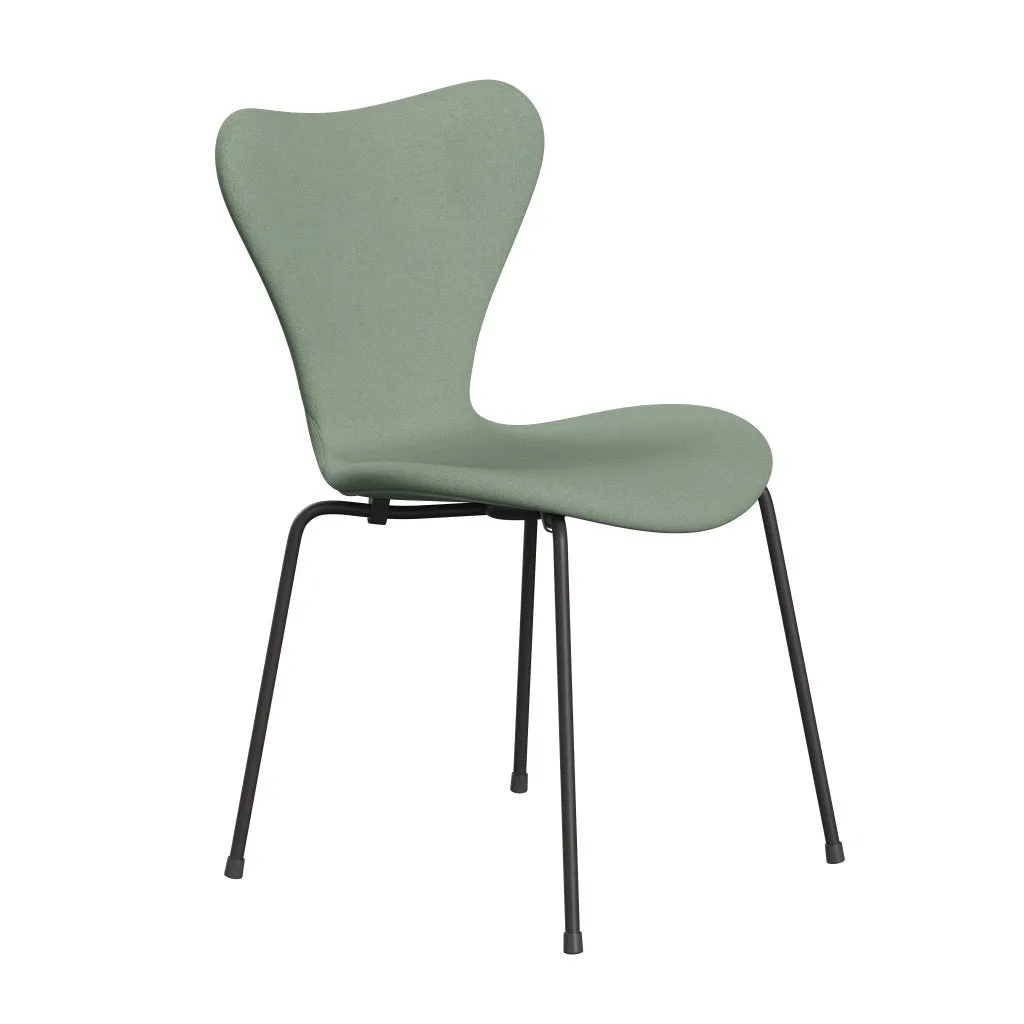 Fritz Hansen Series 7™ Chair Full Upholstery, Warm Graphite/Tonus Mint Green