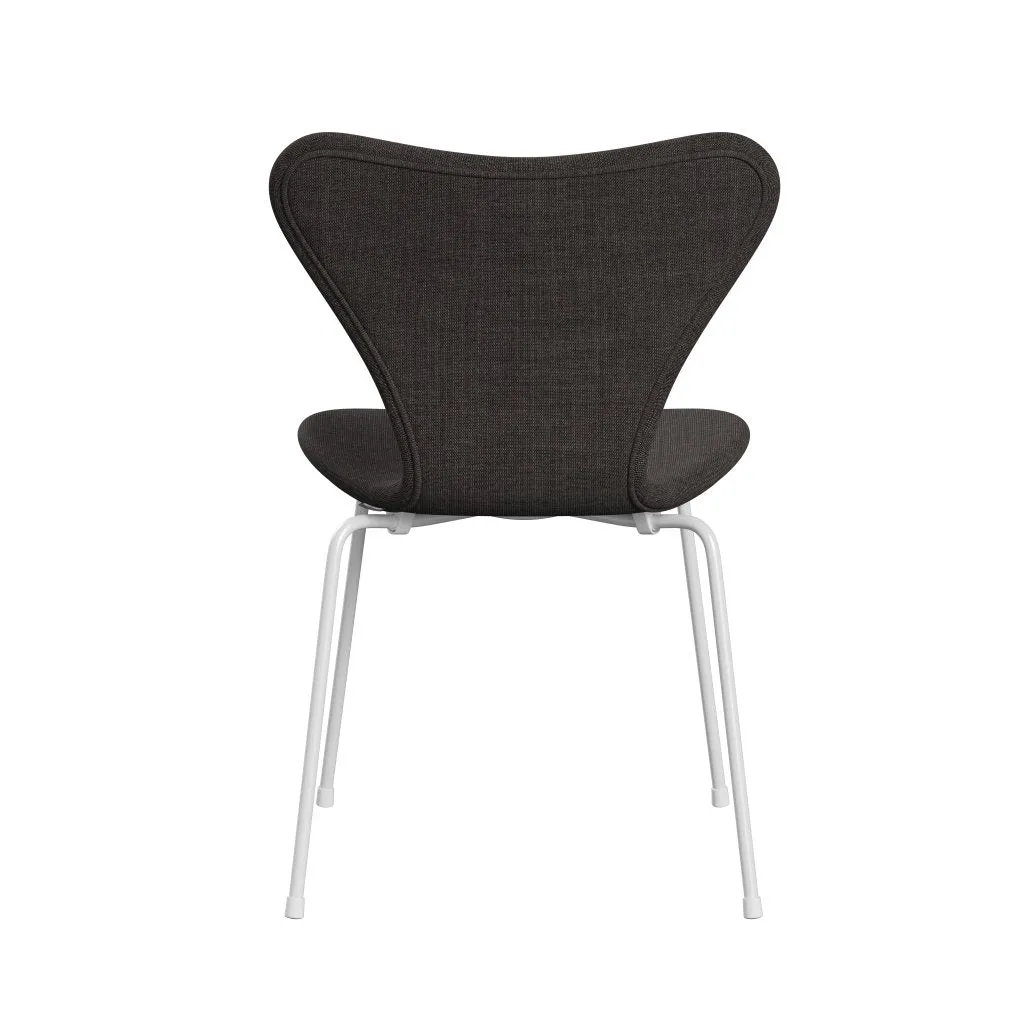 Fritz Hansen Series 7™ Chair Full Upholstery, White/Canvas Dark Grey