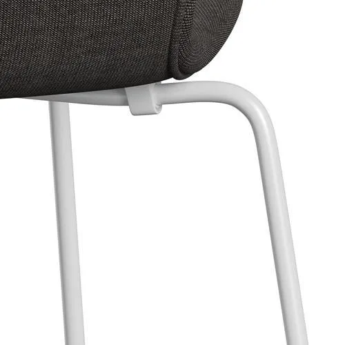 Fritz Hansen Series 7™ Chair Full Upholstery, White/Canvas Dark Grey