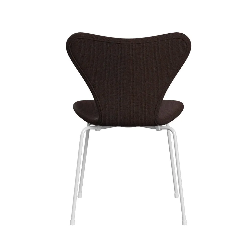 Fritz Hansen Series 7™ Chair Full Upholstery, White/Canvas Grey Ocean