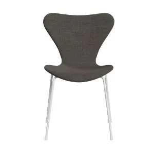 Fritz Hansen Series 7™ Chair Full Upholstery, White/Canvas Grey