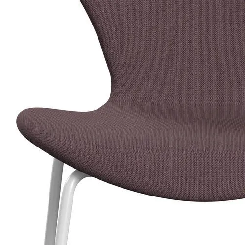 Fritz Hansen Series 7™ Chair Full Upholstery, White/Capture Aubergine
