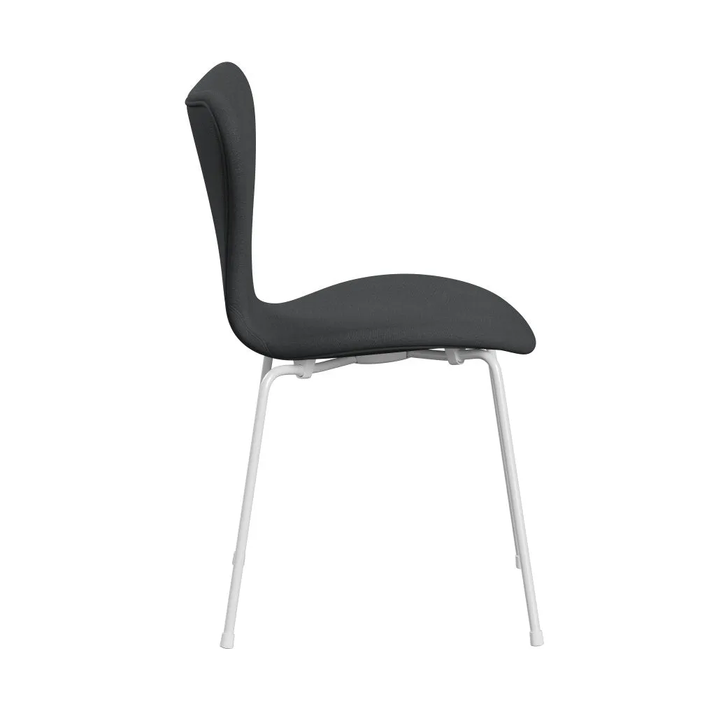 Fritz Hansen Series 7™ Chair Full Upholstery, White/Christianshavn Grey Uni