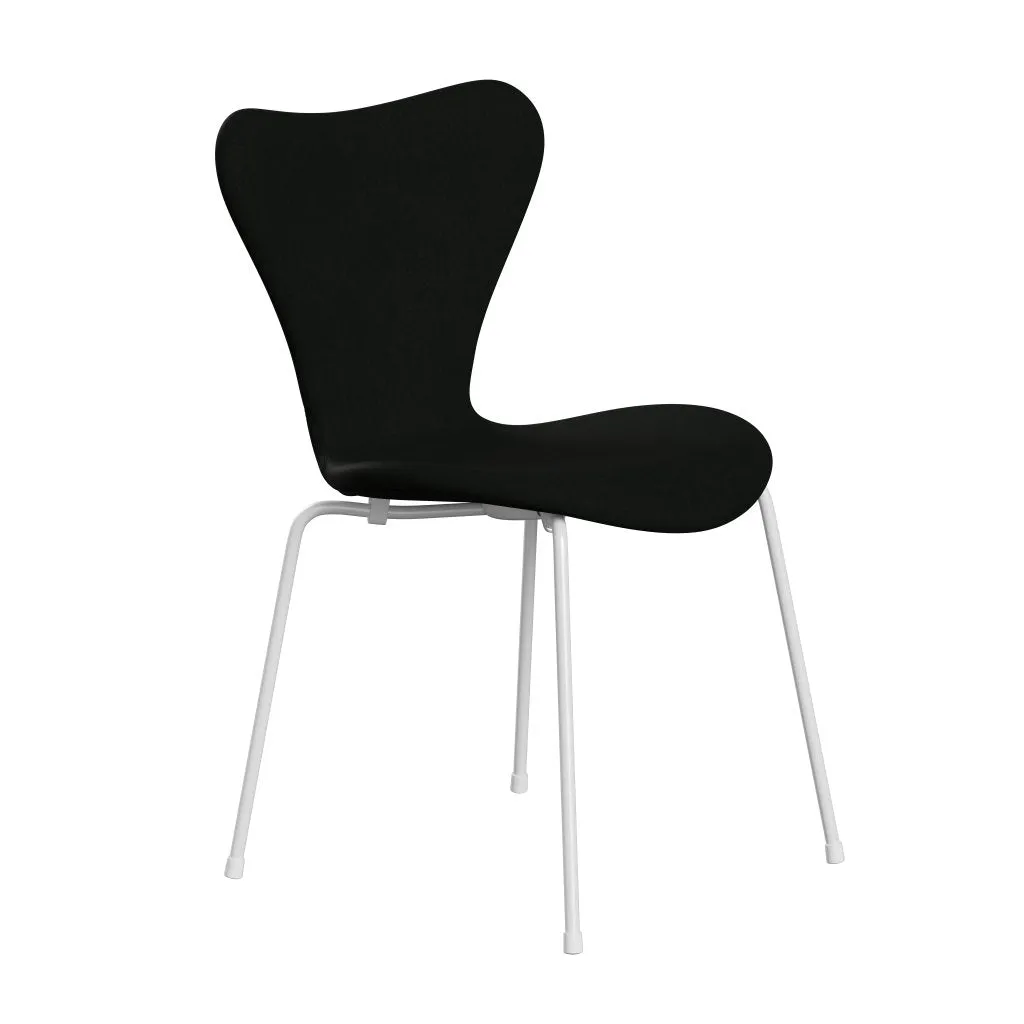 Fritz Hansen Series 7™ Chair Full Upholstery, White/Comfort Black (C60009)