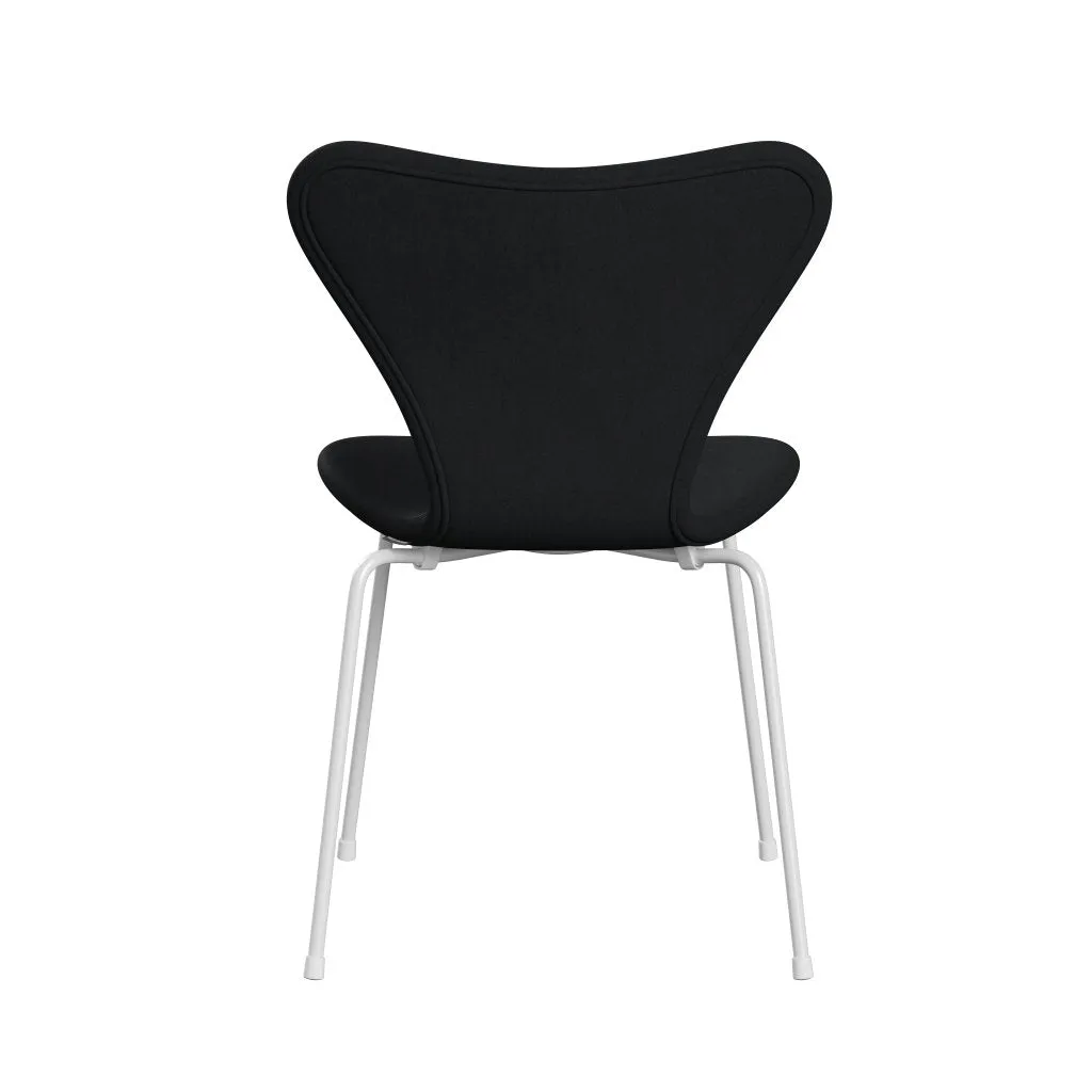 Fritz Hansen Series 7™ Chair Full Upholstery, White/Comfort Black/Grey