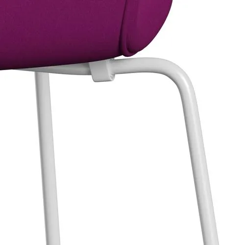 Fritz Hansen Series 7™ Chair Full Upholstery, White/Comfort Violet Light