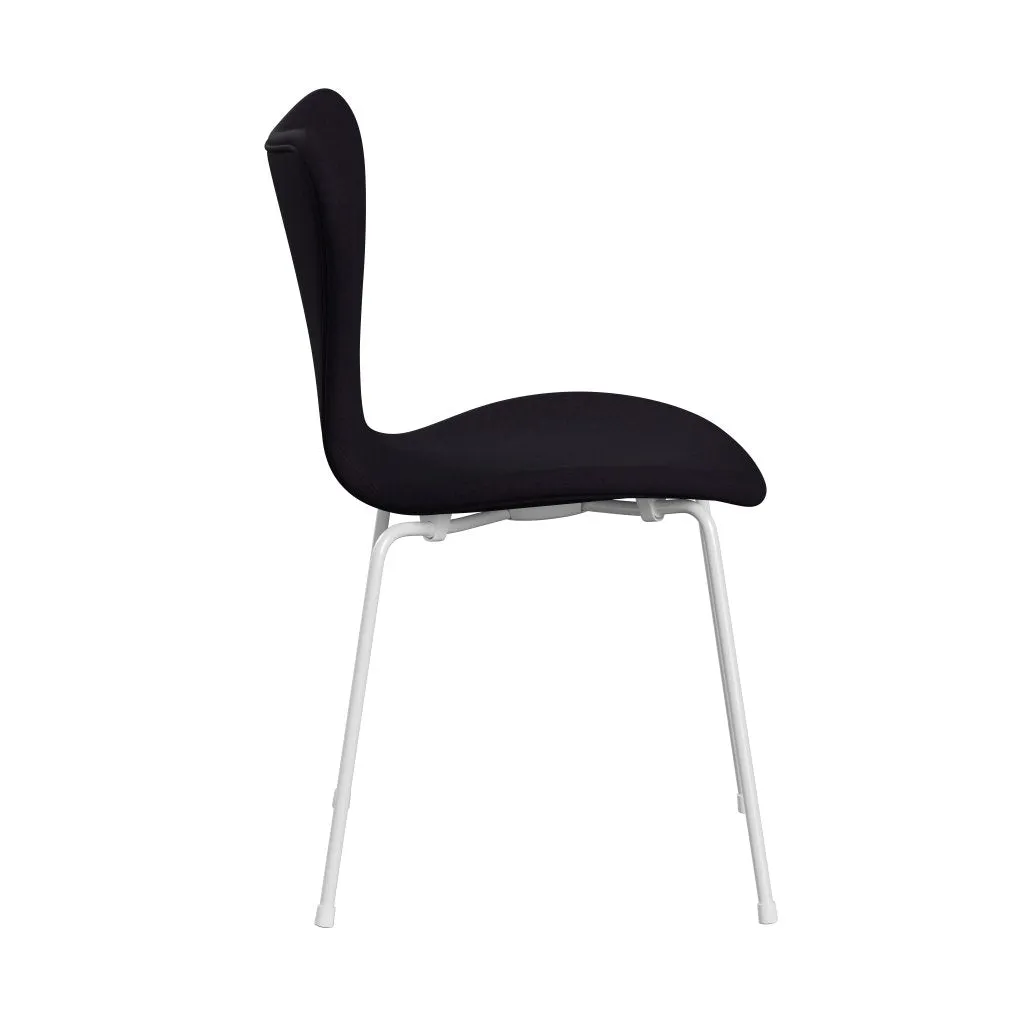 Fritz Hansen Series 7™ Chair Full Upholstery, White/Comfort Violet Red