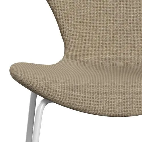Fritz Hansen Series 7™ Chair Full Upholstery, White/Diablo Hessian