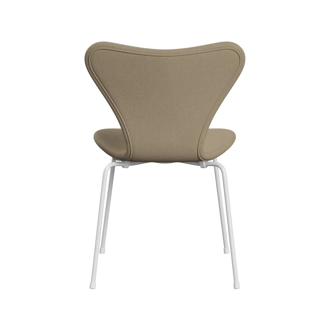 Fritz Hansen Series 7™ Chair Full Upholstery, White/Diablo Hessian