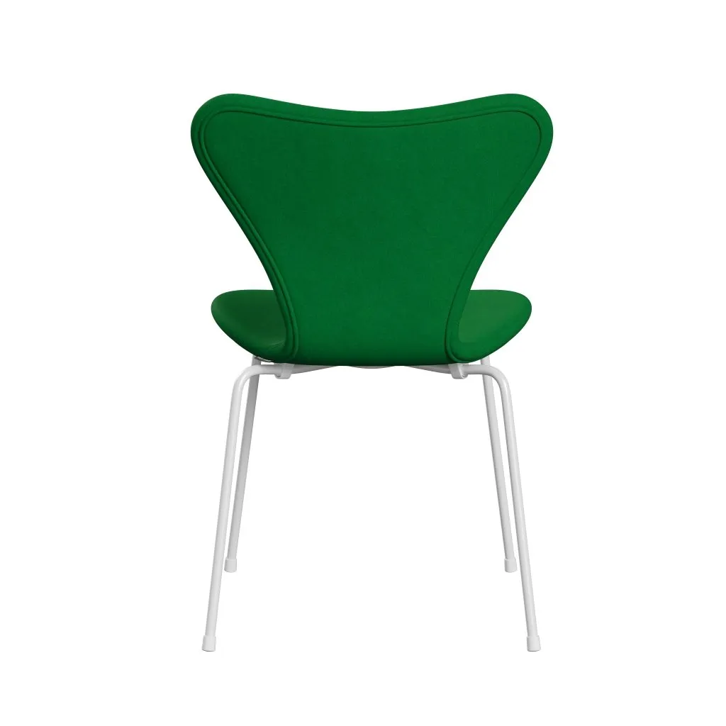 Fritz Hansen Series 7™ Chair Full Upholstery, White/Divina Grass Green