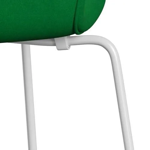 Fritz Hansen Series 7™ Chair Full Upholstery, White/Divina Grass Green