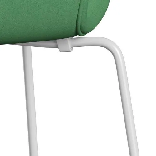 Fritz Hansen Series 7™ Chair Full Upholstery, White/Divina Green