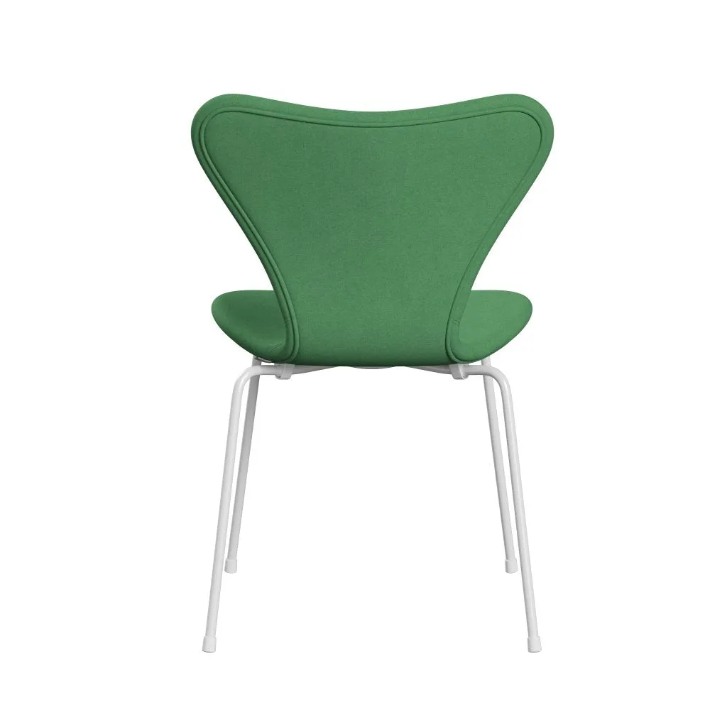 Fritz Hansen Series 7™ Chair Full Upholstery, White/Divina Green