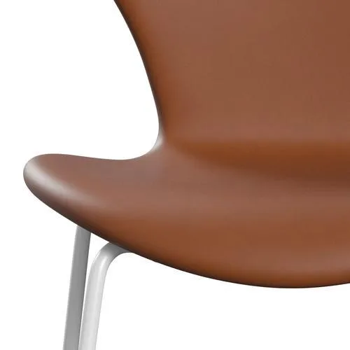Fritz Hansen Series 7™ Chair Full Upholstery, White/Essential Walnut
