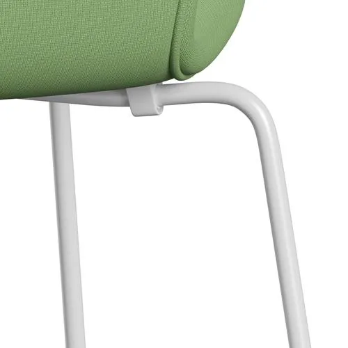 Fritz Hansen Series 7™ Chair Full Upholstery, White/Fame Light Green