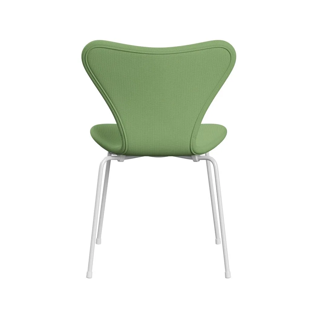 Fritz Hansen Series 7™ Chair Full Upholstery, White/Fame Light Green