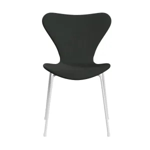 Fritz Hansen Series 7™ Chair Full Upholstery, White/Fiord Black Multicoloured