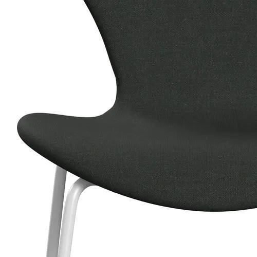 Fritz Hansen Series 7™ Chair Full Upholstery, White/Fiord Black Multicoloured