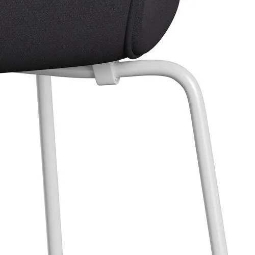 Fritz Hansen Series 7™ Chair Full Upholstery, White/Fiord Black