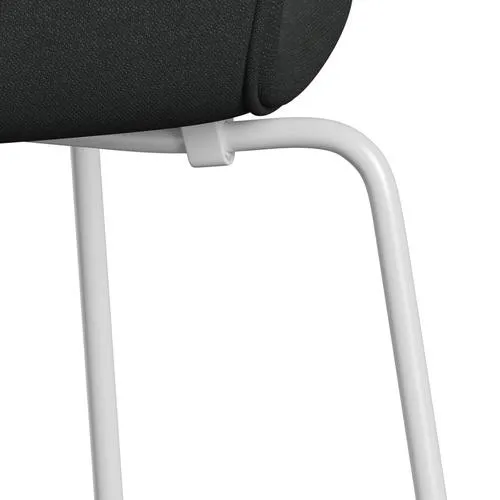 Fritz Hansen Series 7™ Chair Full Upholstery, White/Fiord Charcoal Grey