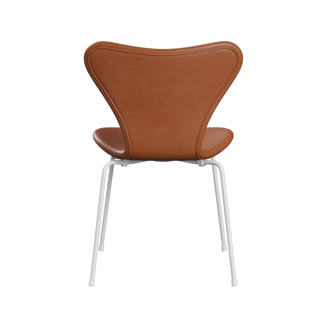 Fritz Hansen Series 7™ Chair Full Upholstery, White/Grace Walnut