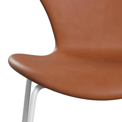 Fritz Hansen Series 7™ Chair Full Upholstery, White/Grace Walnut