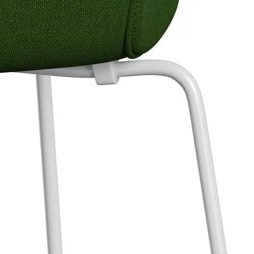 Fritz Hansen Series 7™ Chair Full Upholstery, White/Hallingdal Grass Green