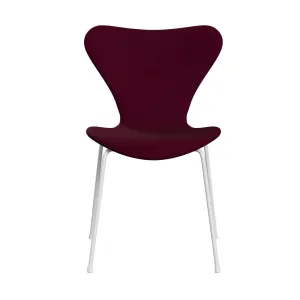 Fritz Hansen Series 7™ Chair Full Upholstery, White/Hallingdal Pink Dark