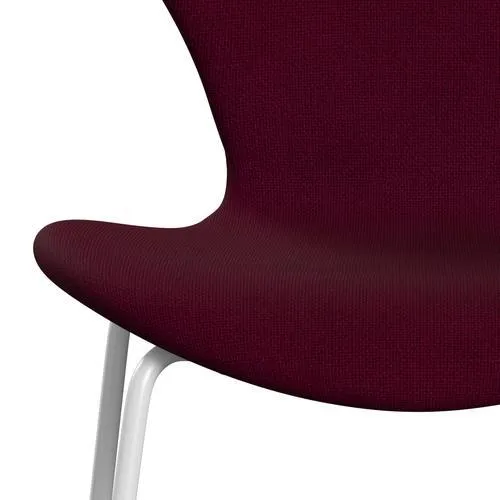 Fritz Hansen Series 7™ Chair Full Upholstery, White/Hallingdal Pink Dark