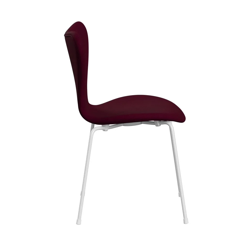 Fritz Hansen Series 7™ Chair Full Upholstery, White/Hallingdal Pink Dark