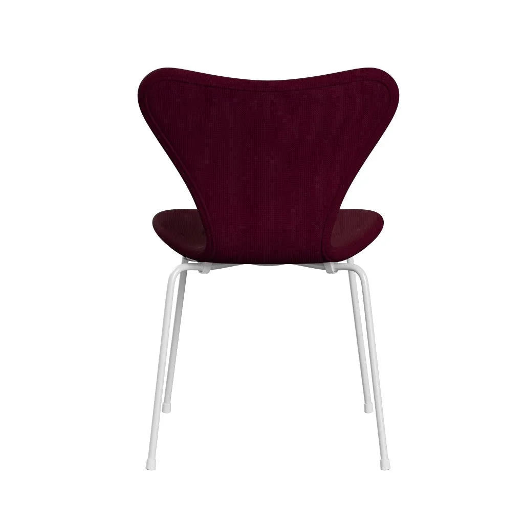 Fritz Hansen Series 7™ Chair Full Upholstery, White/Hallingdal Pink Dark