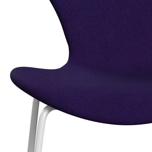 Fritz Hansen Series 7™ Chair Full Upholstery, White/Hallingdal Violet