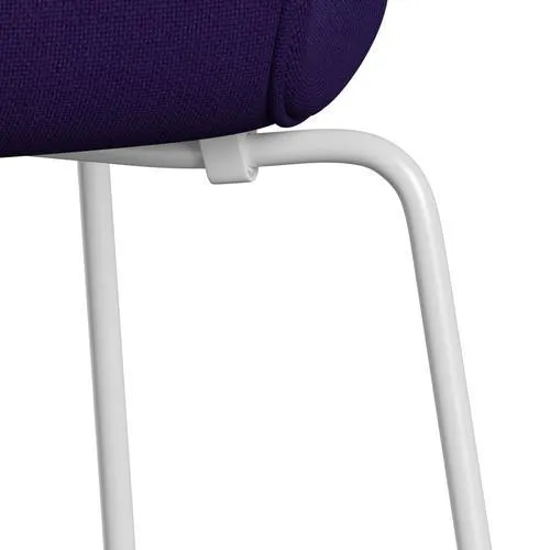 Fritz Hansen Series 7™ Chair Full Upholstery, White/Hallingdal Violet