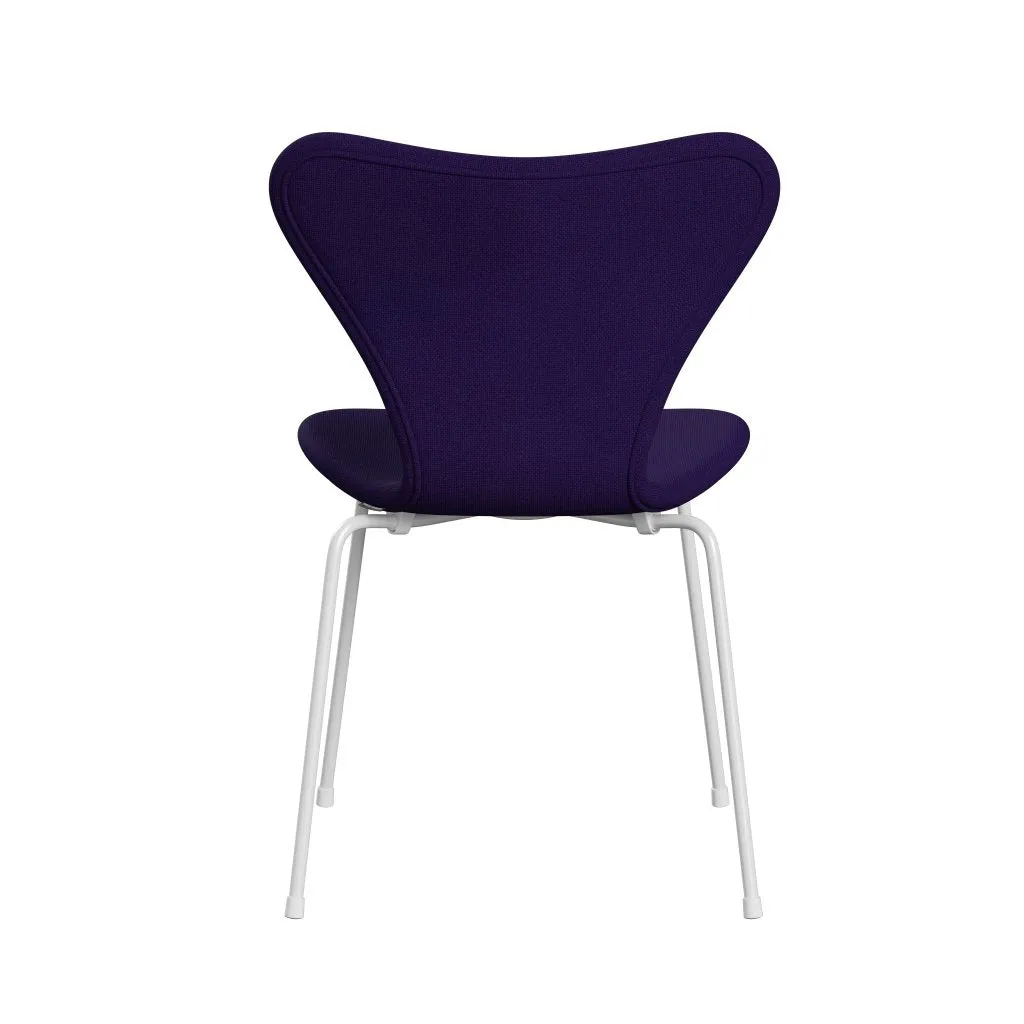 Fritz Hansen Series 7™ Chair Full Upholstery, White/Hallingdal Violet
