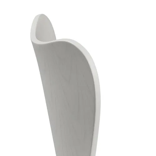 Fritz Hansen Series 7™ Chair Unupholstered, Chrome/Dyed Ash White