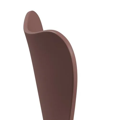 Fritz Hansen Series 7™ Chair Unupholstered, Chrome/Lacquered Wild Rose