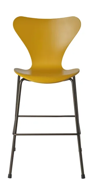 Fritz Hansen Series 7™ Junior Chair, Brown Bronze/Burnt Yellow