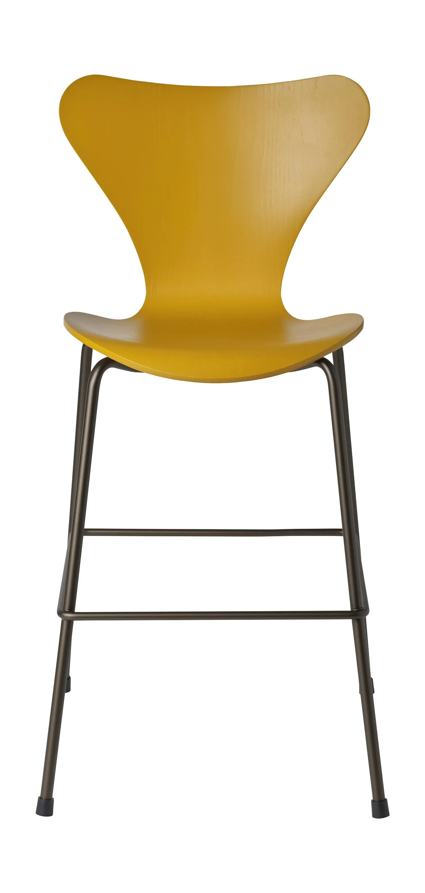 Fritz Hansen Series 7™ Junior Chair, Brown Bronze/Burnt Yellow