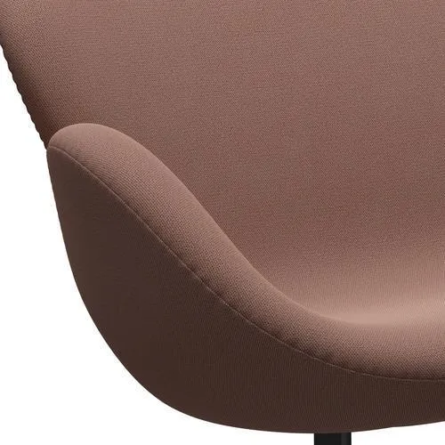 Fritz Hansen Swan™ Sofa 2 Seater, Black Lacquered/Capture Brick/Red